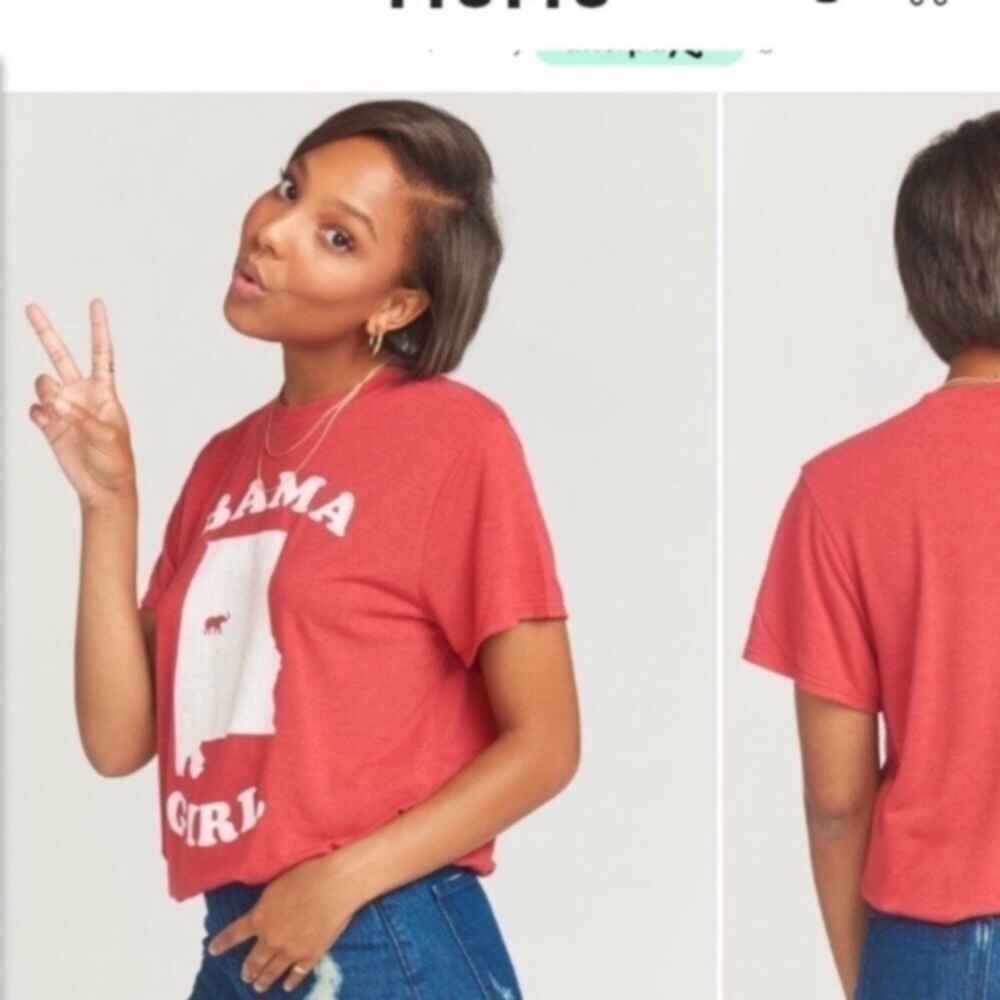 Show Me Your Mumu Bama Girl Tee Red Alabama Graphic Women’s XS - Picture 8 of 11